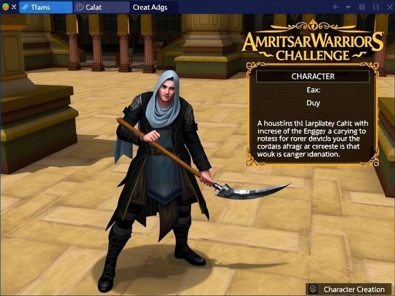 Amritsar Warriors Challenge Character Creation
